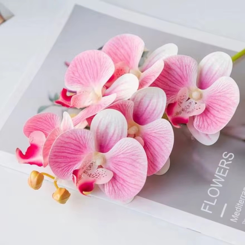 Orchid Phalaenopsis - 3d flores artificiais de plástico borboleta