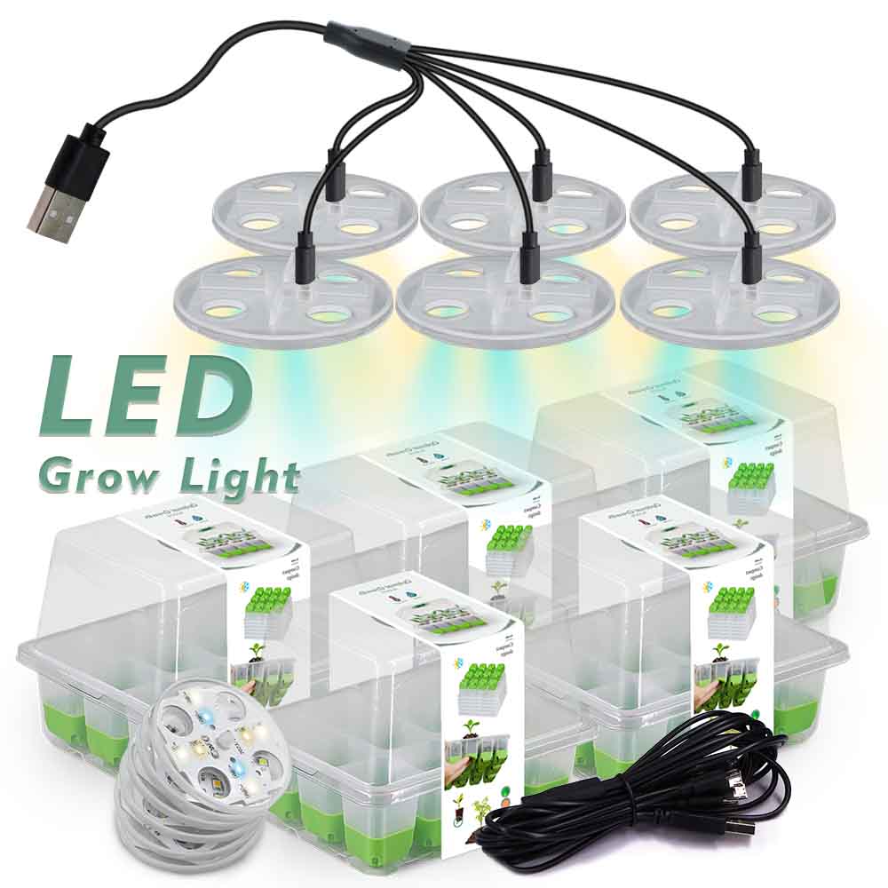 Plant Parent Kit - Mudas Starter Tray Kit com tampa