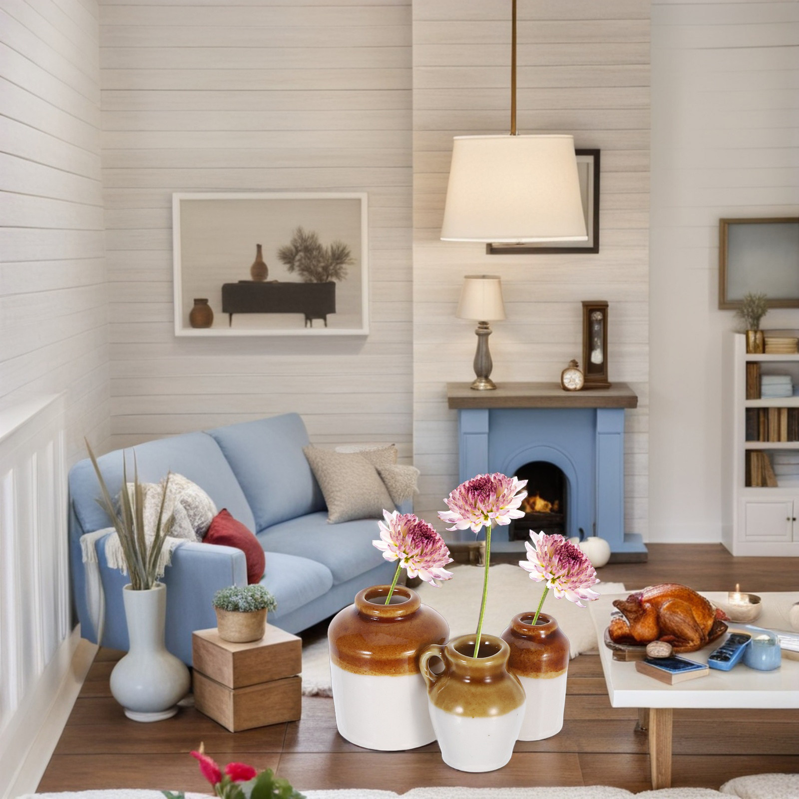 Succulent Arrangement Mini - 3 Peças de Pequenos Vasos de
