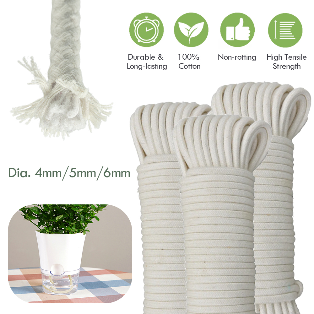 Plant Parent Kit - Cabo Automático Self Watering Algodão Wick,