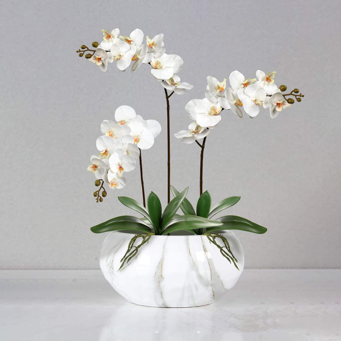 Folhas artificiais de Phalaeno - Orchid Phalaenopsis avaliação e preço
