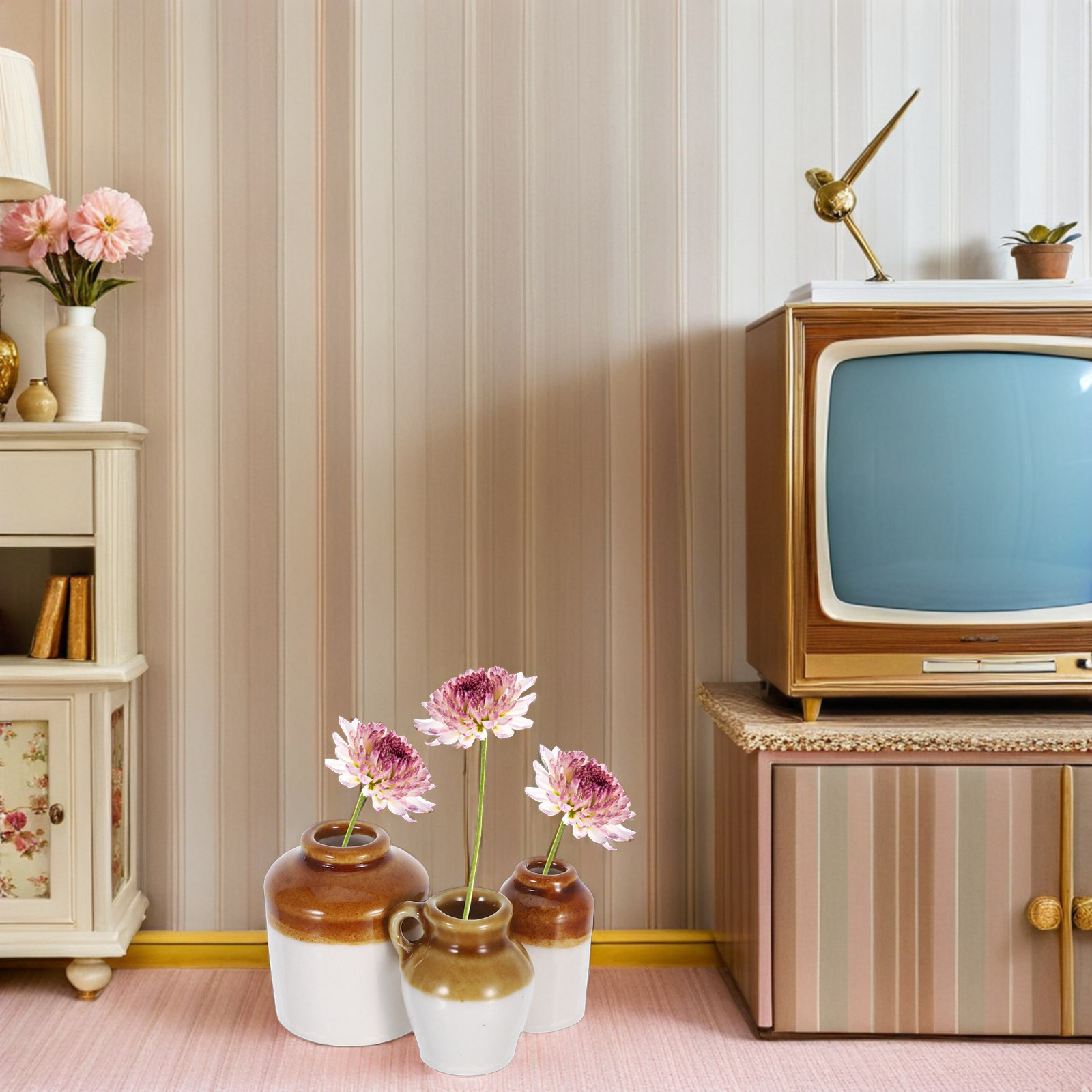 3 Peças de Pequenos Vasos de C - Succulent Arrangement Mini avaliação e preço