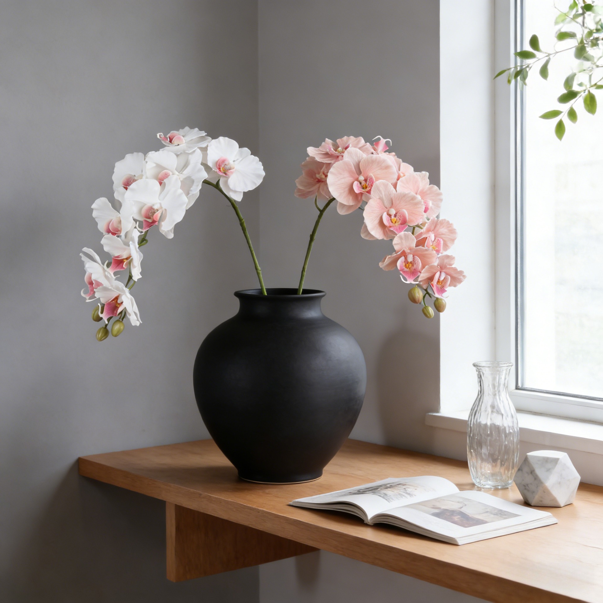 38.6 Polegada 9 cabeças estilo - Orchid Phalaenopsis avaliação e preço
