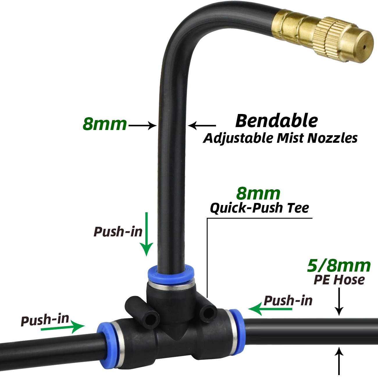 Kesla 5-30m pátio jardim 5/8mm - Plant Parent Kit avaliação e preço